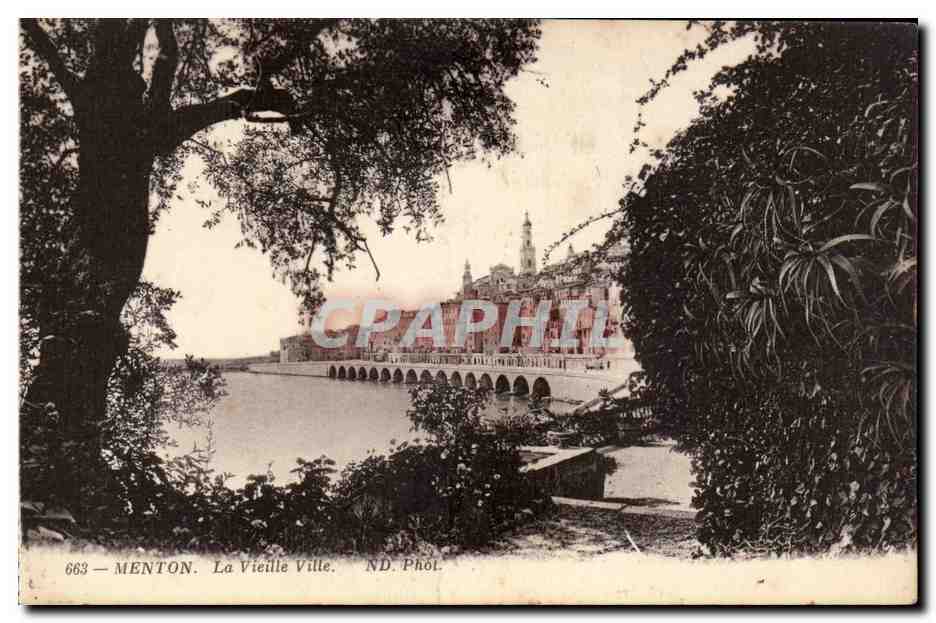 Menton - La Vieielle Ville - CPA 