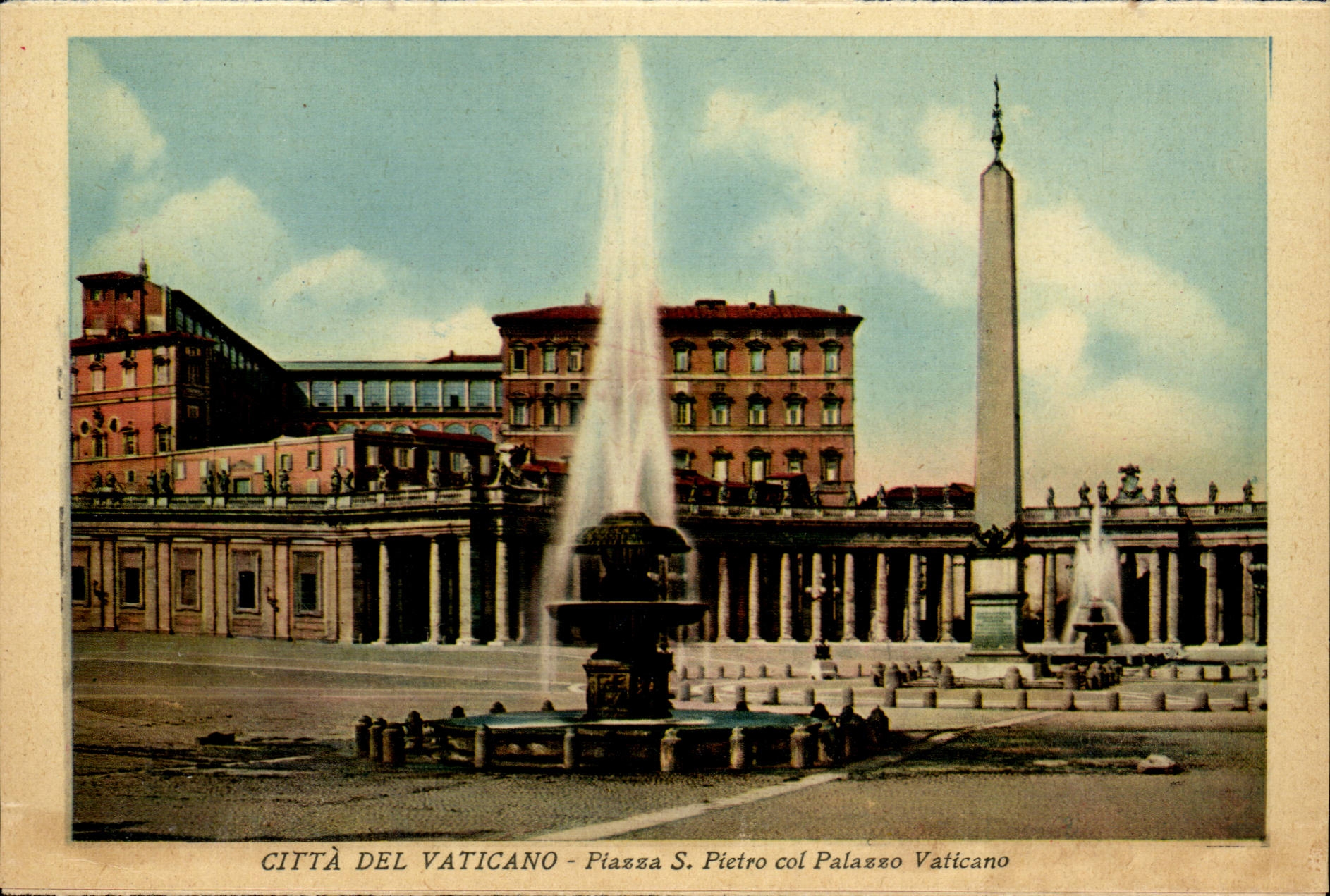 Italia - Italie - Roma - Rome - Piazza S Pietro - La Basilica et Il Vaticano - CPA 