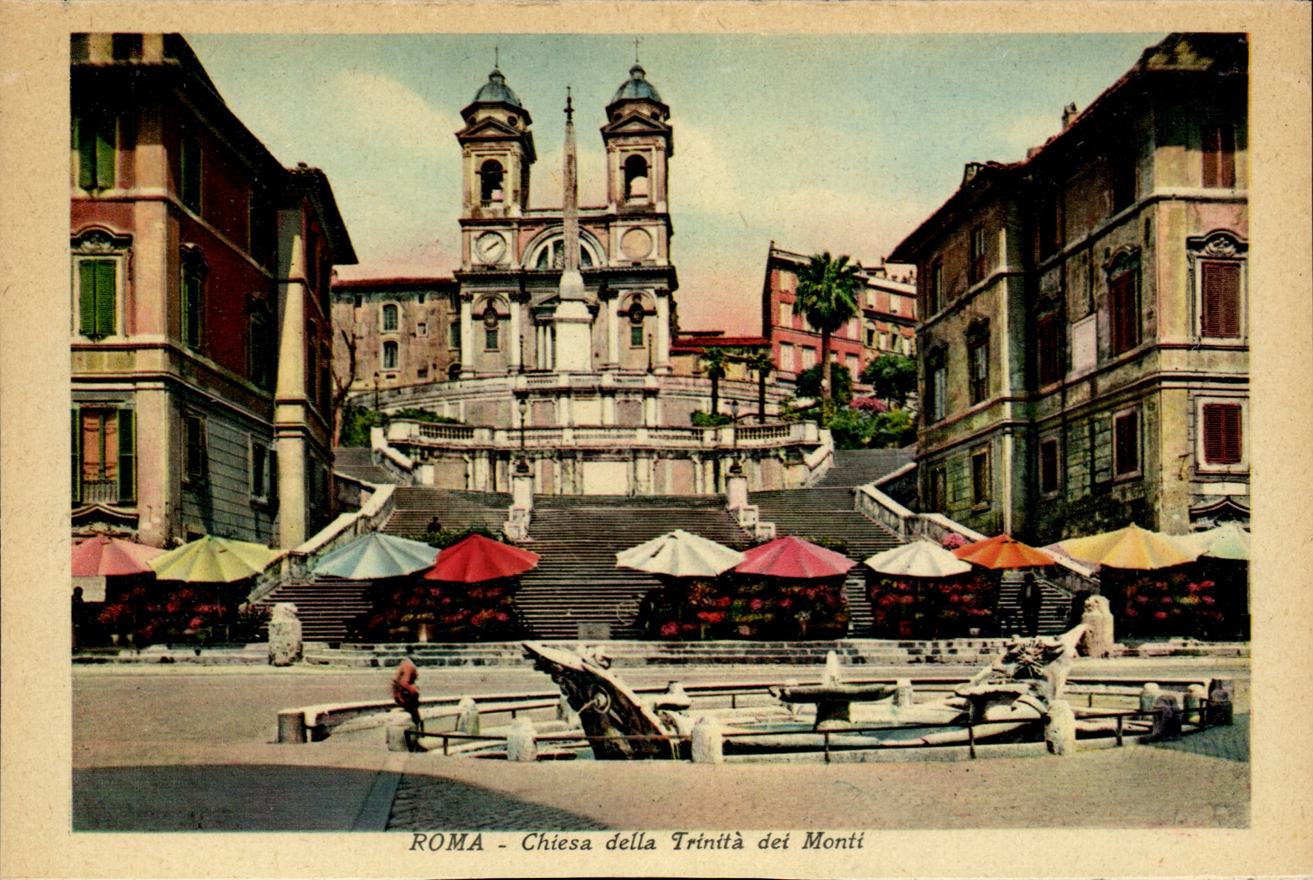 Italia - Italie - Roma - Rome - Chiesa Della Trinita Dei Monte - CPA 