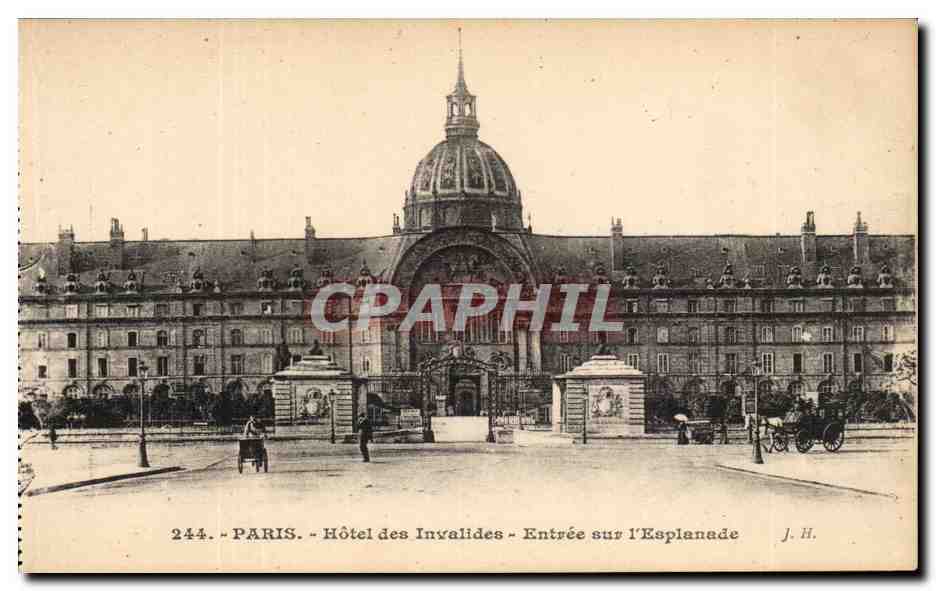 Paris - 7 - Hotel des Invalides - Entree - CPA 