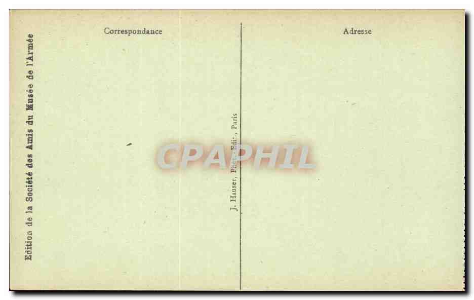 Paris - 7 - Hotel des Invalides - L'Eglise des Soldats - CPA  — Rückseite