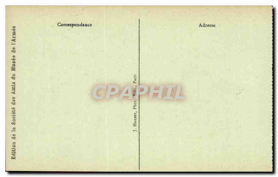 Paris - 7 - Hotel des Invalides - La Chapelle Napoleon - CPA  — Rückseite