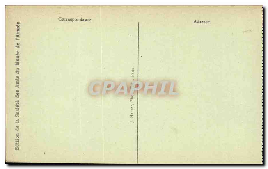 Paris - 7 - Hotel des Invalides - Le Dome - Monument de Turenne - CPA  — Rückseite