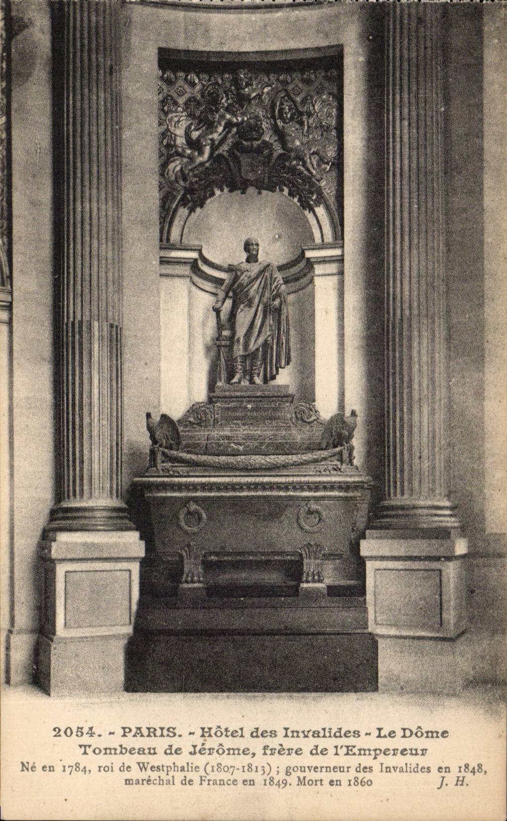 Paris - 7 - Hotel des Invalides - Le Dome - Tombeau de Jerome - Frere de Napoleon - CPA 