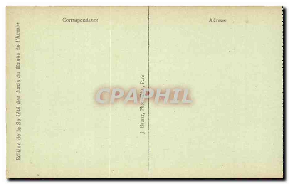 Paris - 7 - Hotel des Invalides - Le Dome - Tombeau de Jerome - Frere de Napoleon - CPA  — Rückseite