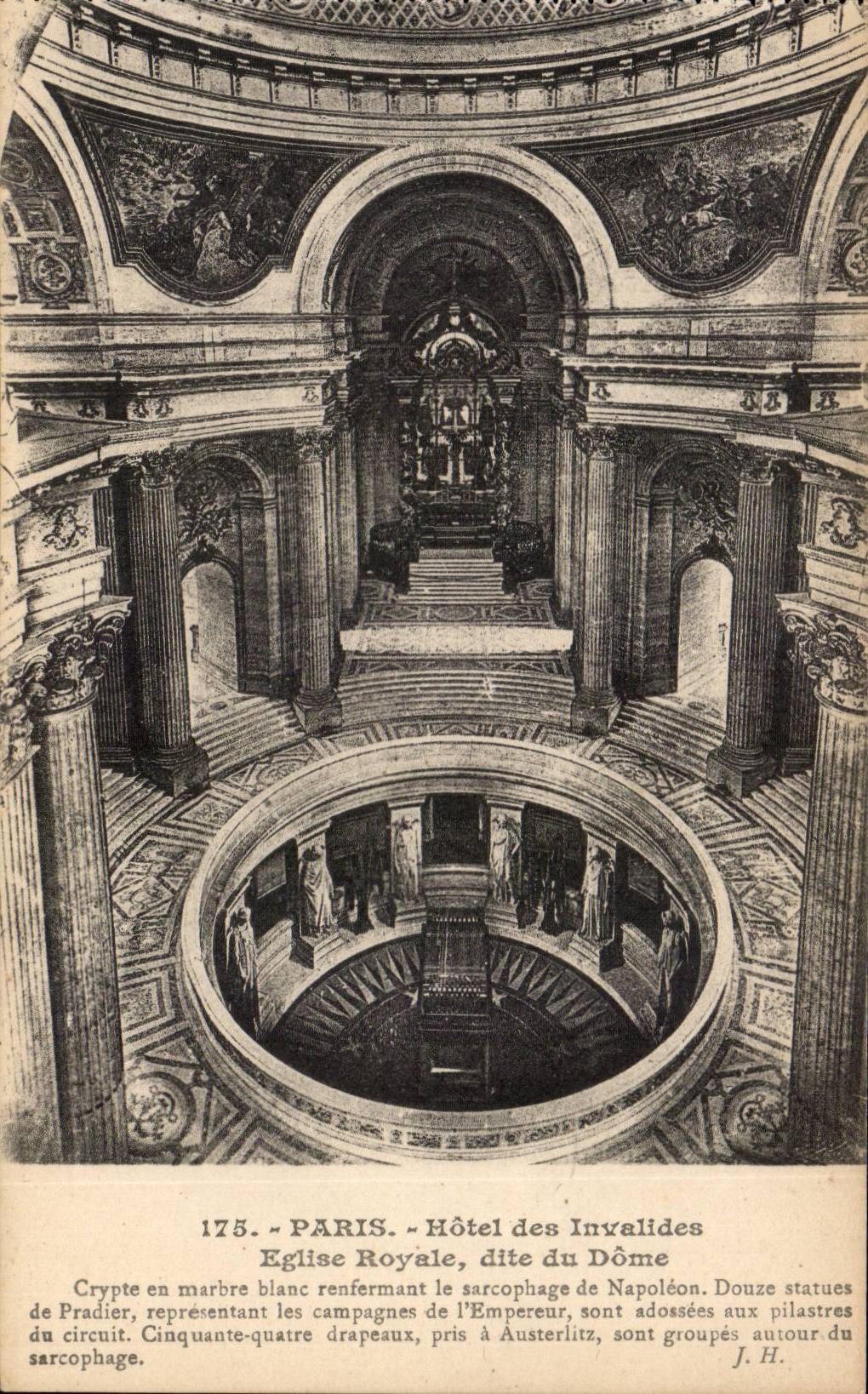 Paris - 7 - Hotel des Invalides - Le Tombeau de Napoleon - CPA 