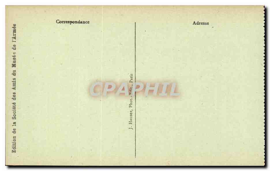 Paris - 7 - Hotel des Invalides - Le Tombeau de Napoleon - CPA  — Rückseite