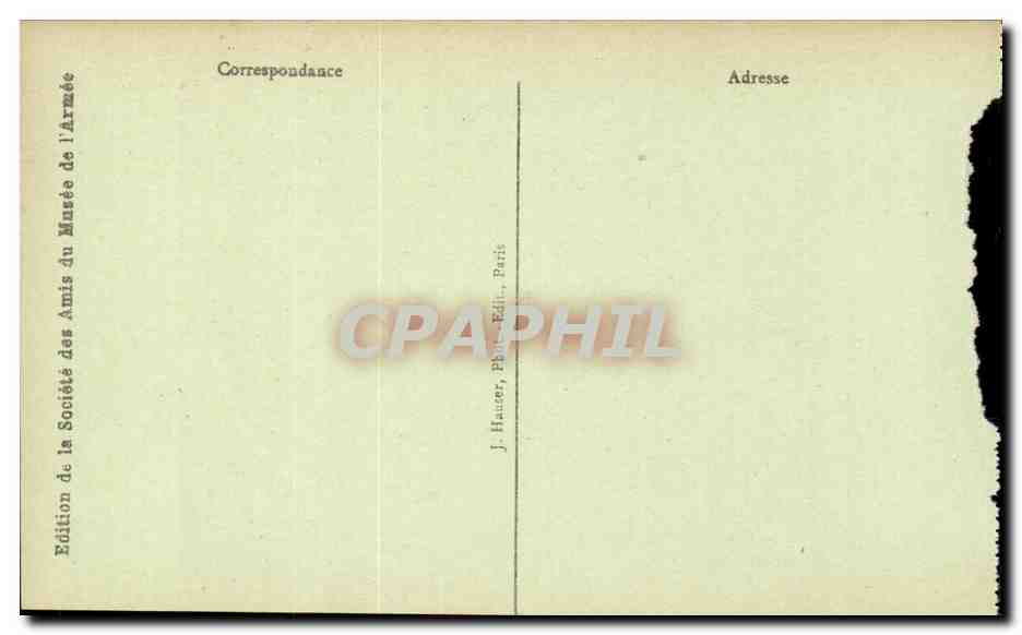 Paris - 7 - Hotel des Invalides - Le Tombeau de Napoleon - CPA  — Rückseite