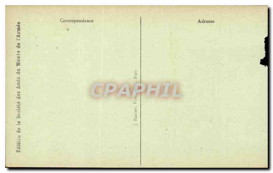 Paris - 7 - Hotel des Invalides - Le Dome - CPA  — Rückseite