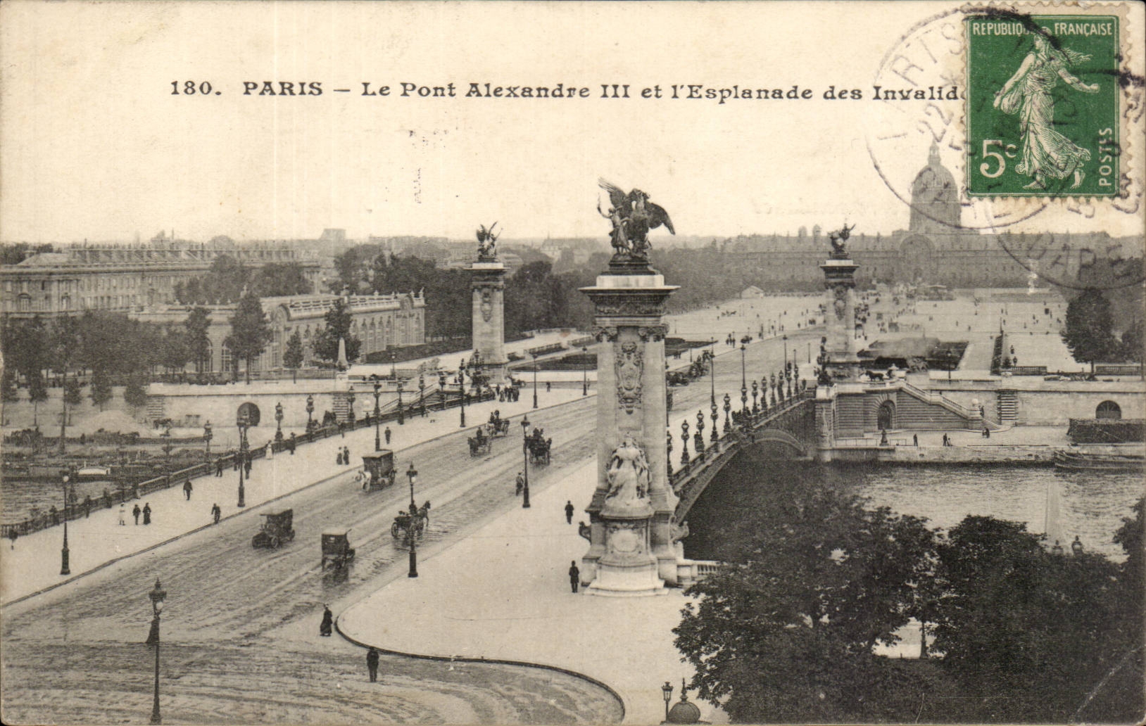 Paris - 7 - Le Pont Alexandre - L'Esplanade des Invalides - CPA 