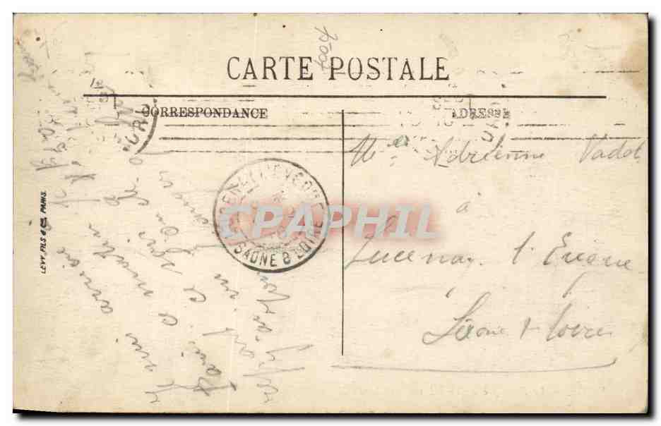 Paris - 7 - Le Pont Alexandre - Vers les Invalides - CPA  — Rückseite