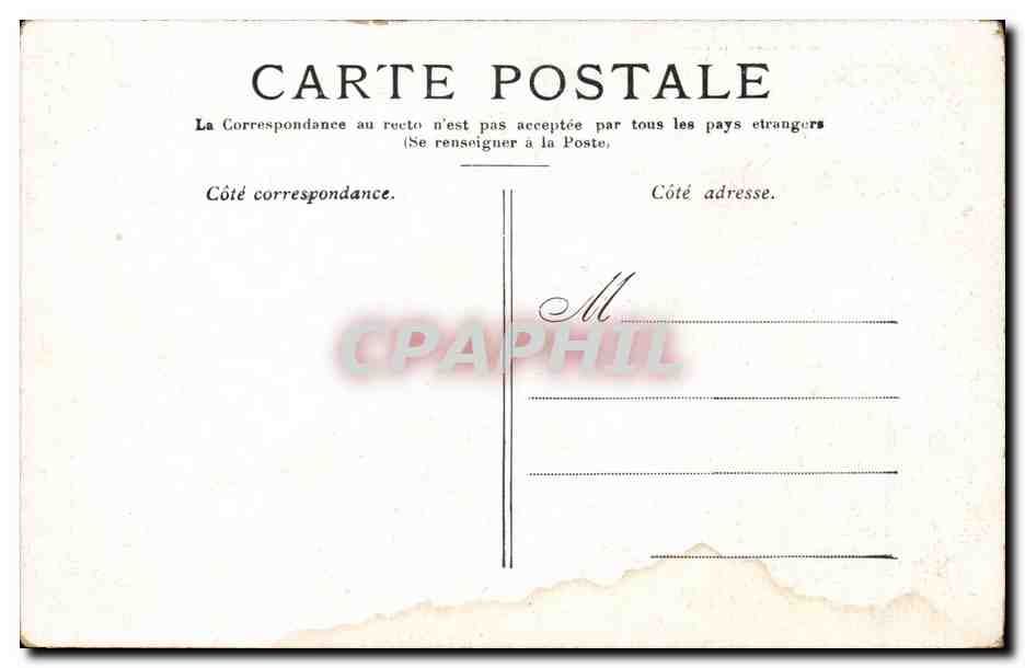 Paris - 2 - Boulevard des Italiens - CPA  — Rückseite