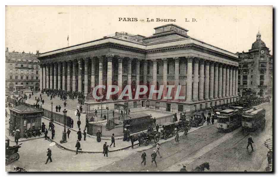 Paris - 2 - La Bourse - CPA 