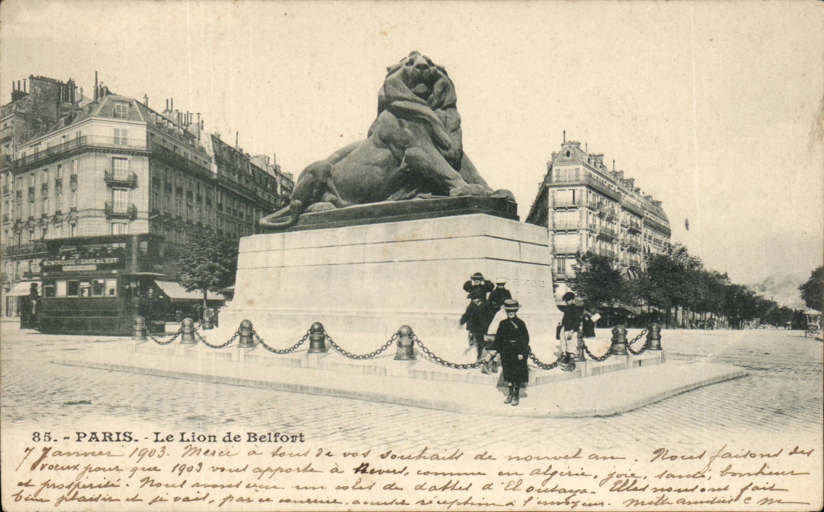 Paris - 14 - Lion de Belfort - CPA 