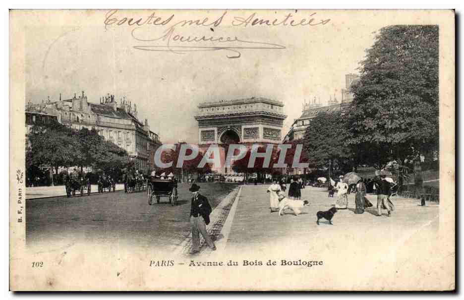 Paris - 8 - Avenue du Bois de Boulogne - CPA 