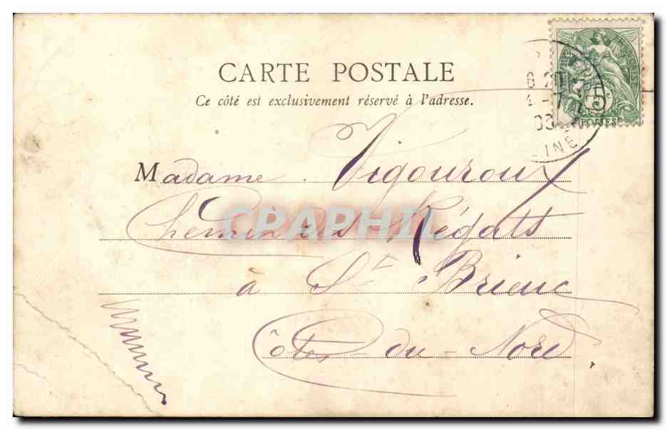 Paris - 8 - Avenue du Bois de Boulogne - CPA  — Rückseite