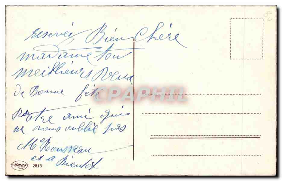 Fleurs - Flowers - Lovely tulip bouquet - CPA  — Verso
