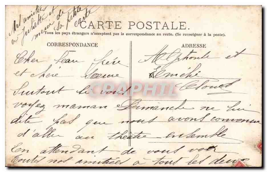 Fantaisie - Femme - Woman in flowing dress - CPA  — Rückseite
