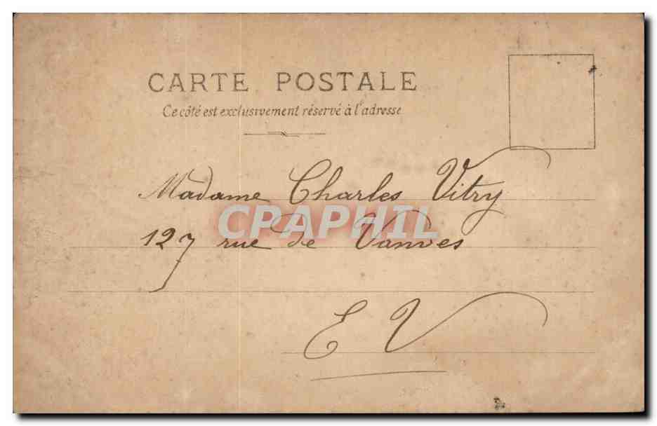 Fantaisie - Enfant - Militaria - Humour Napoleon hat CPA Aiglon — Rückseite