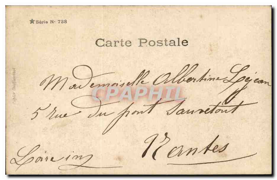 CPA FAntaisie Enfants Mariage — Verso