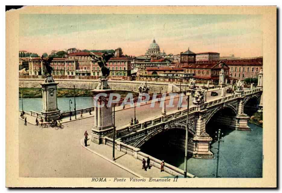 Italia - Italie - Roma - Rome - Ponte Vittorio Emanuele II- CPA 