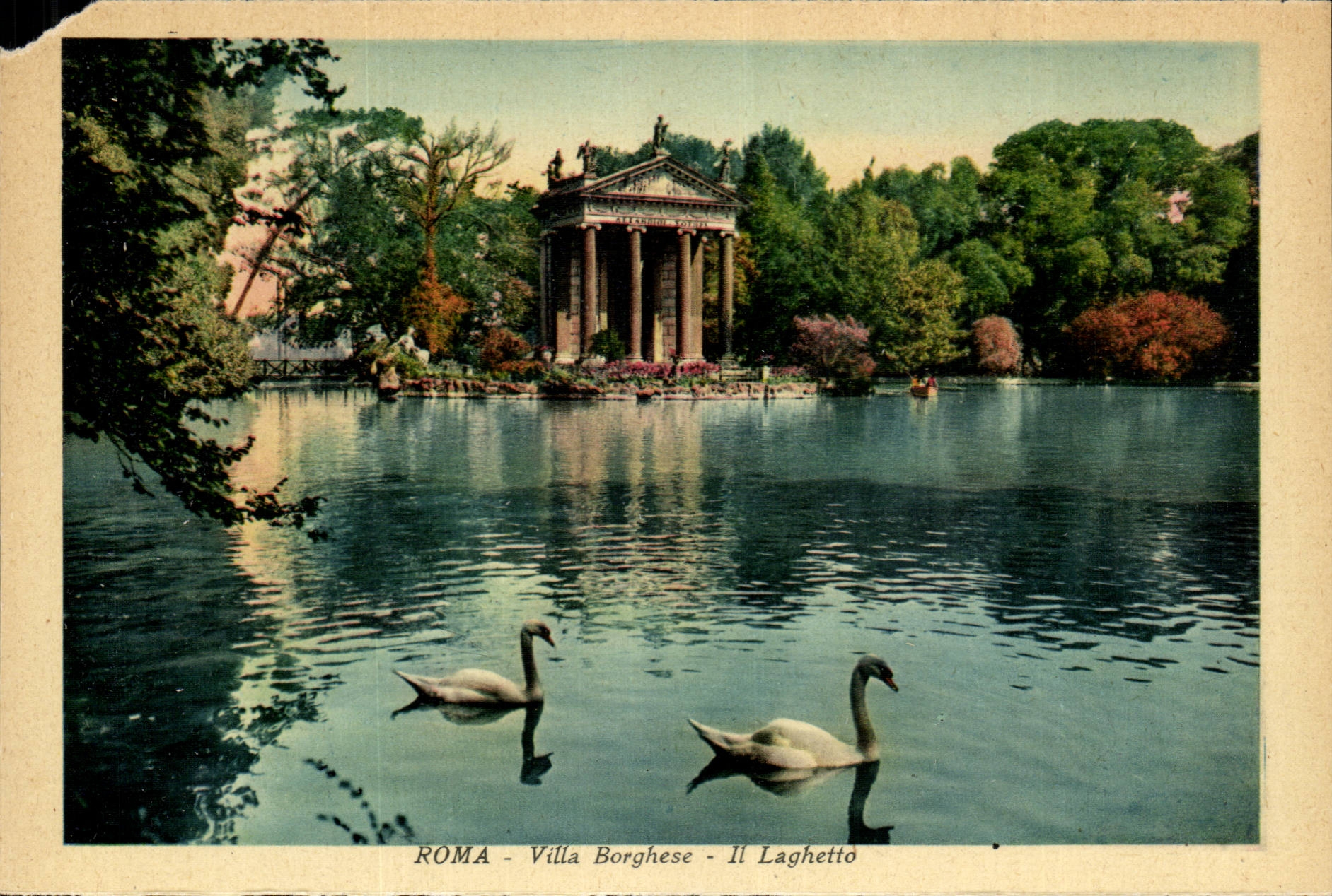 Italia - Italie - Roma - Rome - Villa Borghese - Il Leghetto CPA 