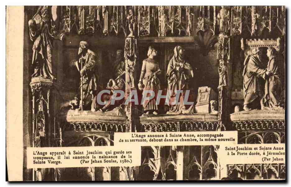 Chartres - La Cathedrale - Detail - CPA 