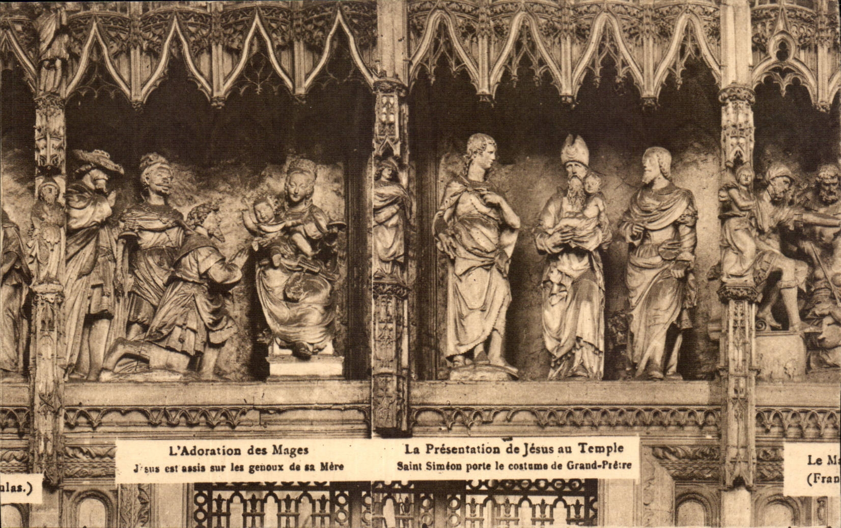 Chartres - La Cathedrale - Detail - CPA 