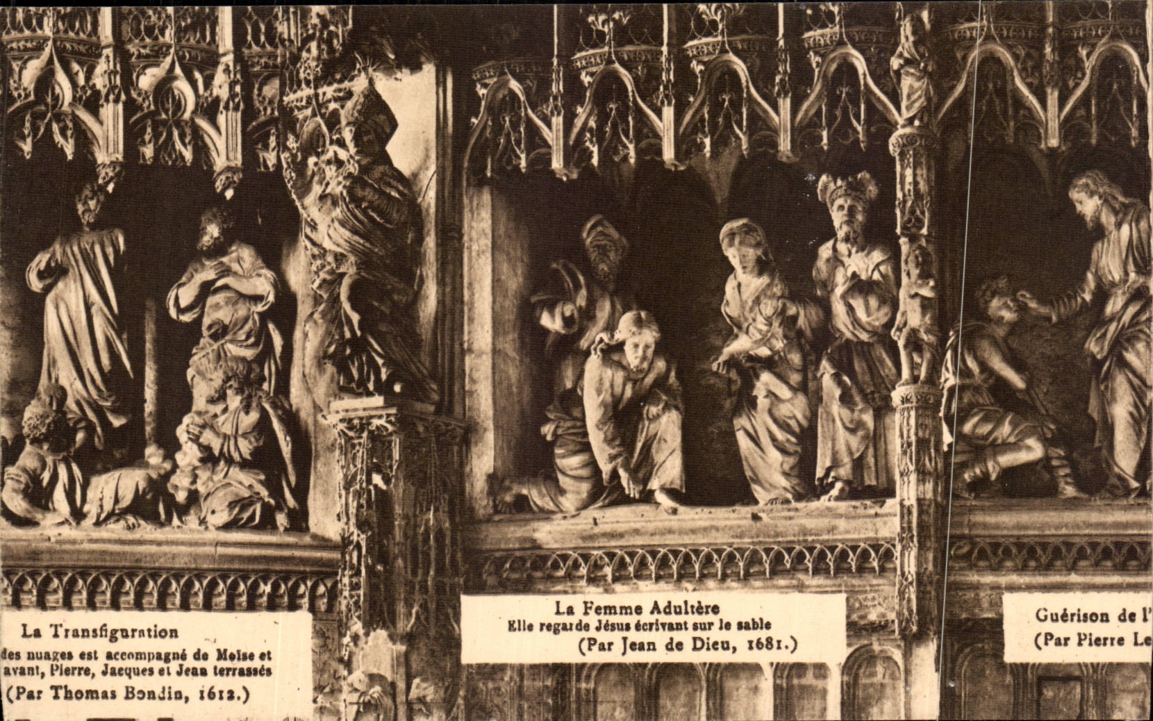 Chartres - La Cathedrale - Detail - CPA 