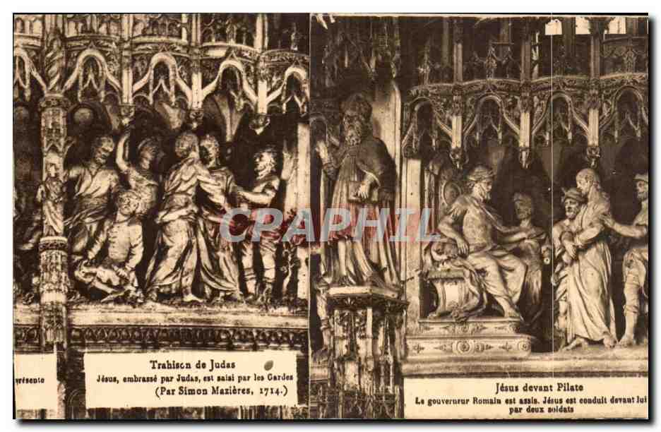 Chartres - La Cathedrale - Detail - CPA 