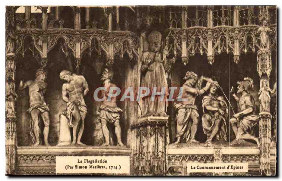 La Flagellation — Le Couronnement d'Épines — Par Simon Maslières, 1714