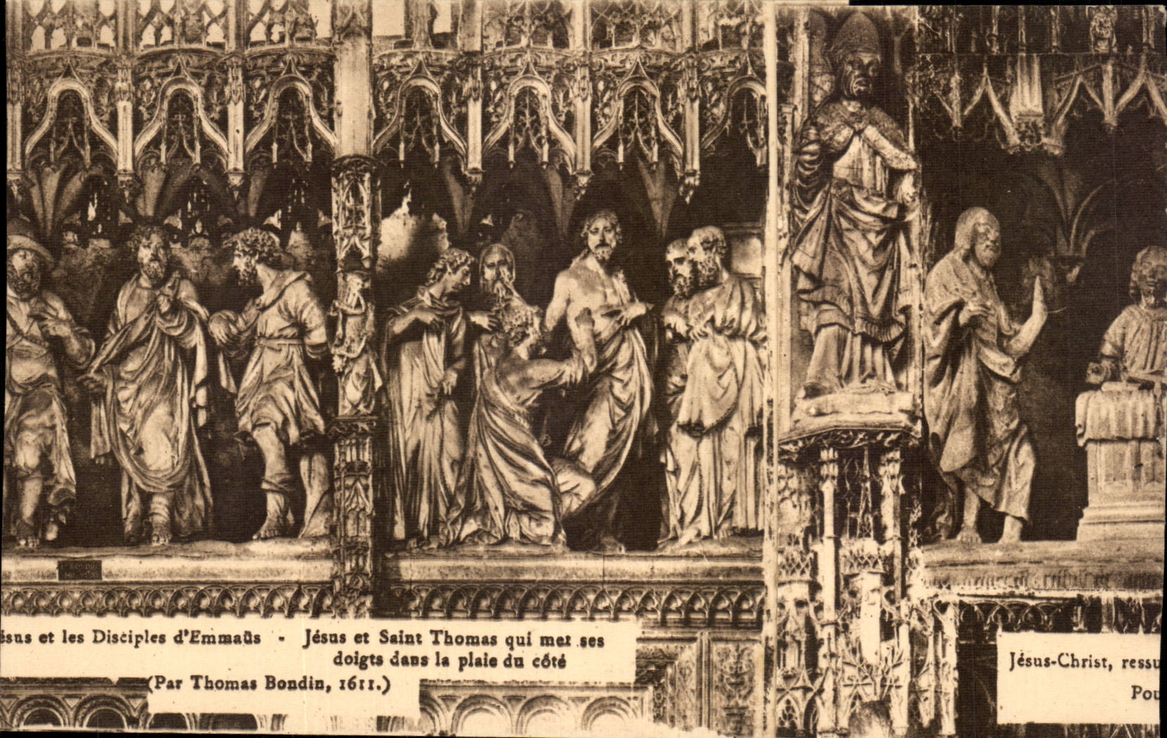 Chartres - La Cathedrale - Detail - CPA 