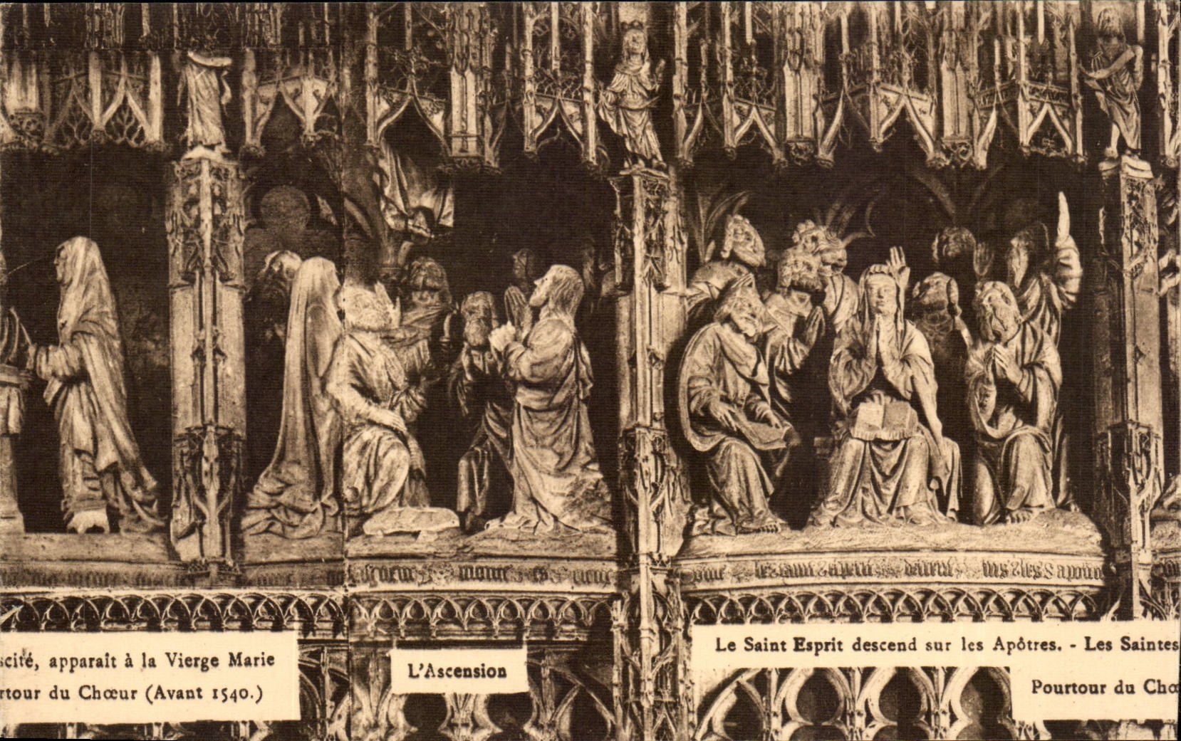 Scènes religieuses — Autel du Chœur — Avant 1540