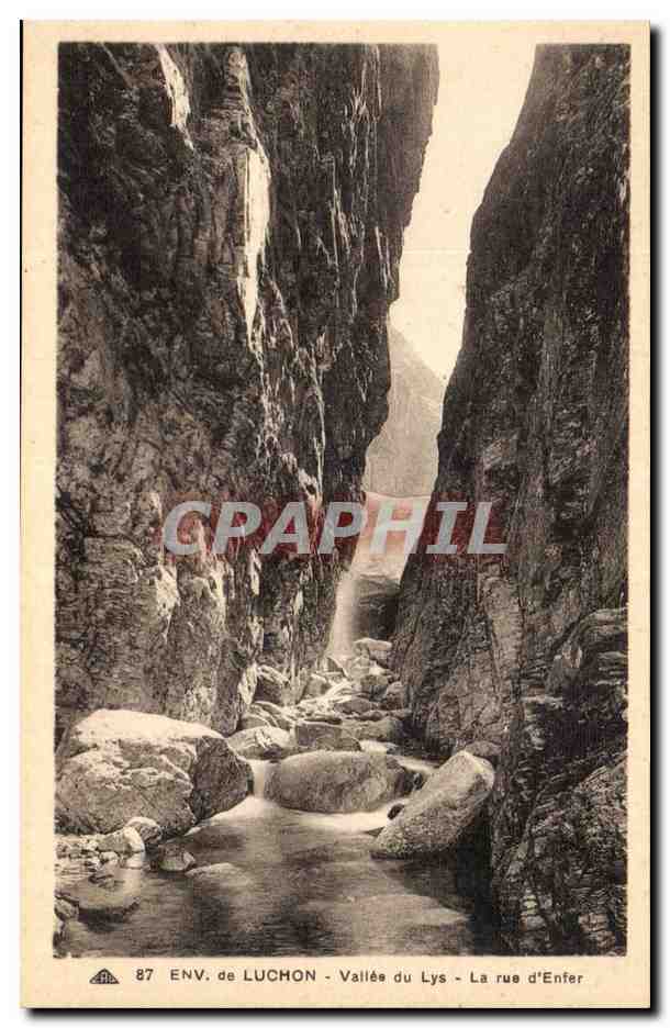 Luchon - La Vallee du Lys - Cascade d'Enfer - CPA 