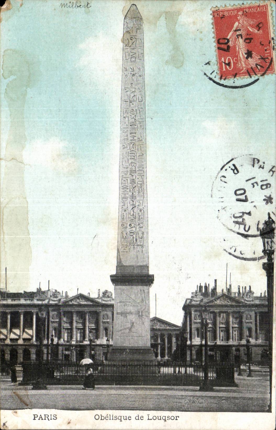 Paris - 8 - L'Obelisque - CPA 