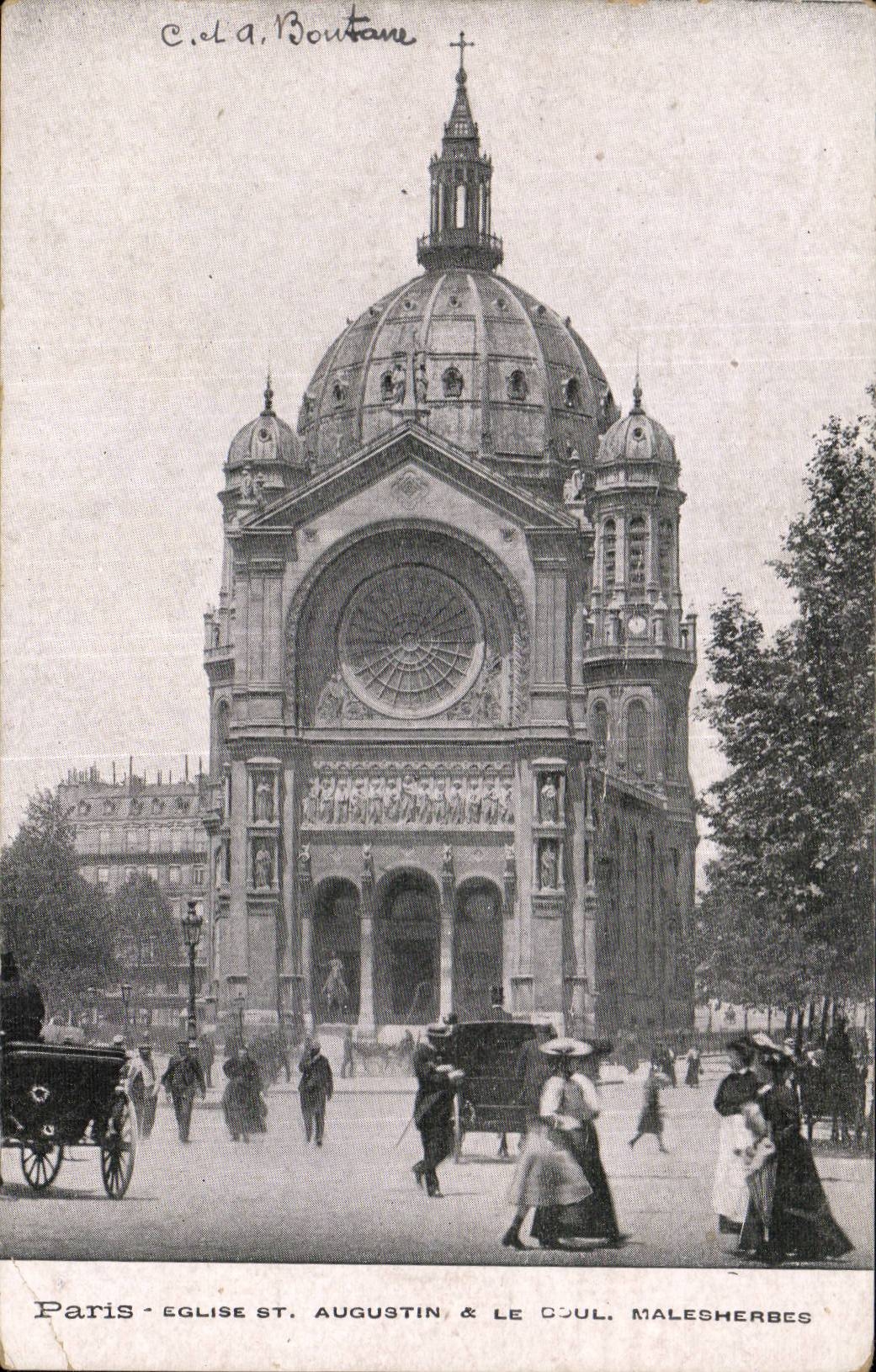 Paris - 8 - Eglise St Augustin - CPA 