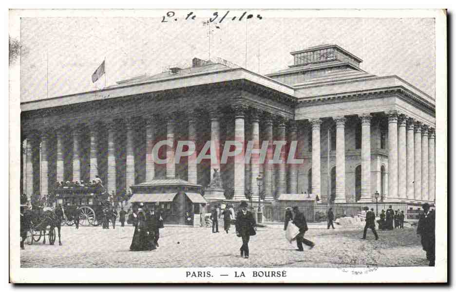 Paris - 2 - La Bourse - CPA 