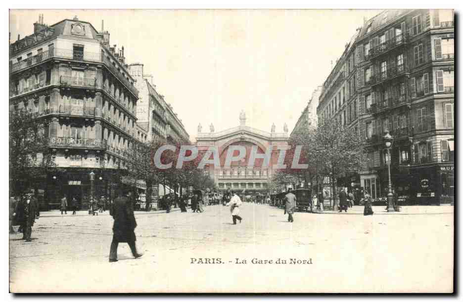 Paris - 10 - La Gare du Nord - CPA 