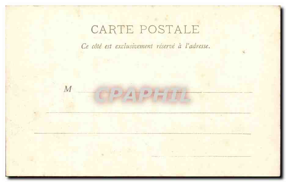 Paris - Le Theatre Francais - CPA  — Verso