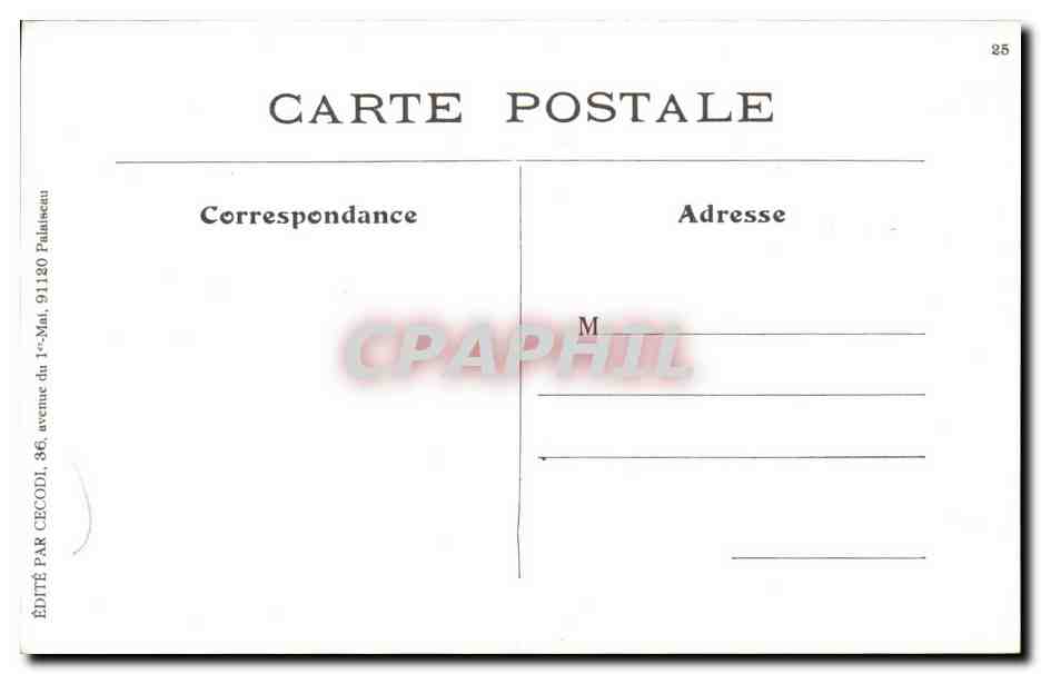 Paris - 2 - Le Boulevard des Capucines - CPA  — Rückseite