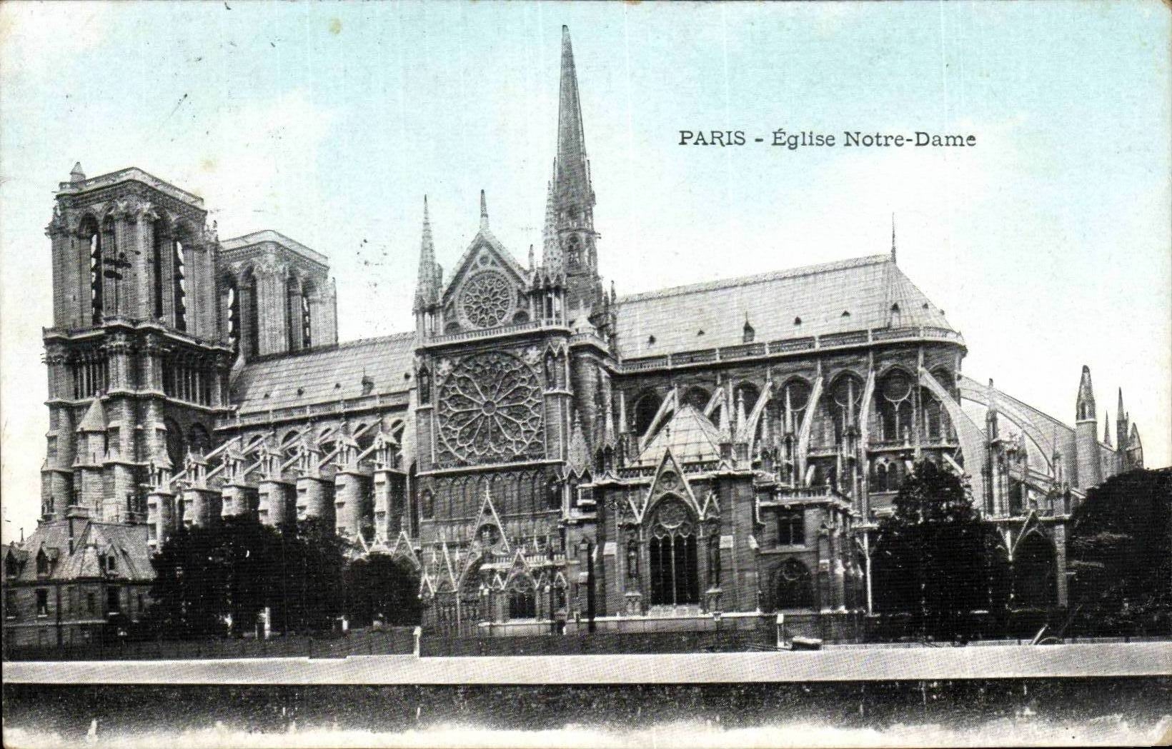 Paris - 4 - Notre Dame - CPA 