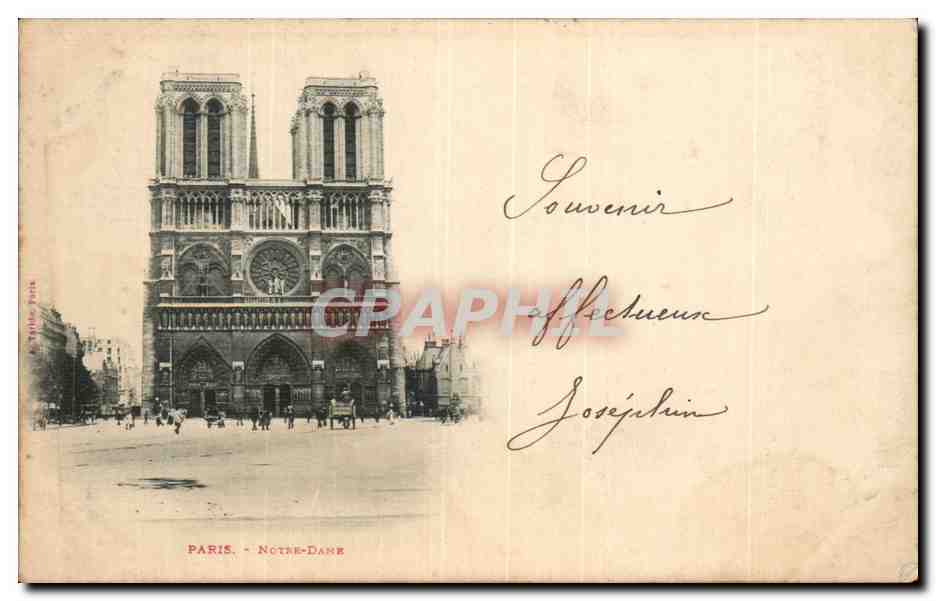 Paris - 4 - Notre Dame - CPA 