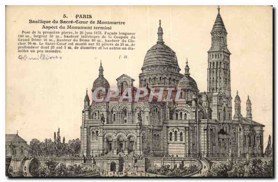 Paris - 18 - Sacre Coeur - Montmartre - CPA 