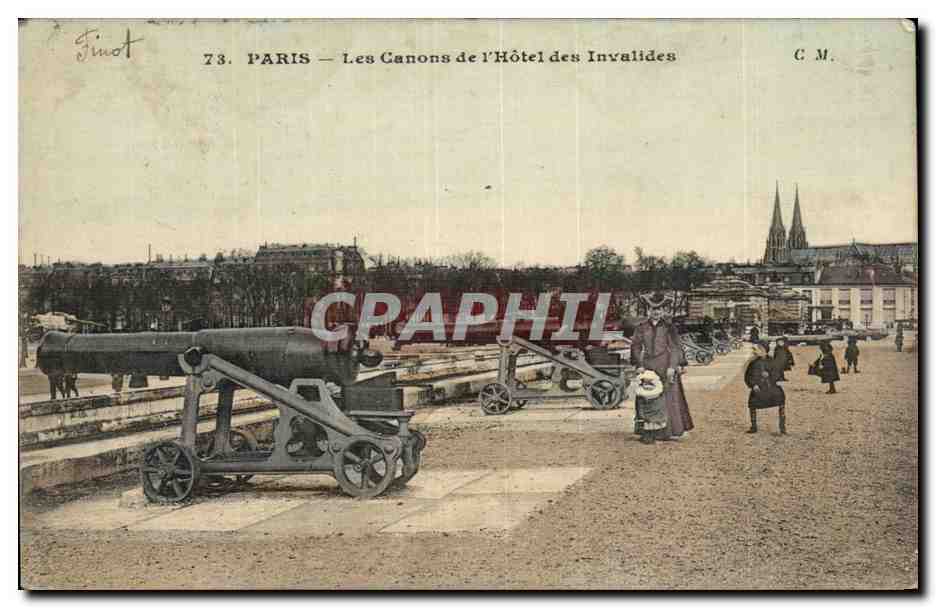 Paris - 7 - Les Canons - Les Invalides - CPA 