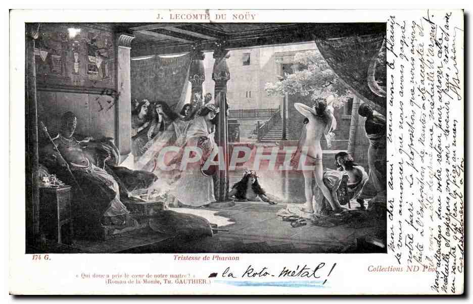 Fantaisie - Femme - Nu - Le Comte de Nouy - nude Erotique - CPA 