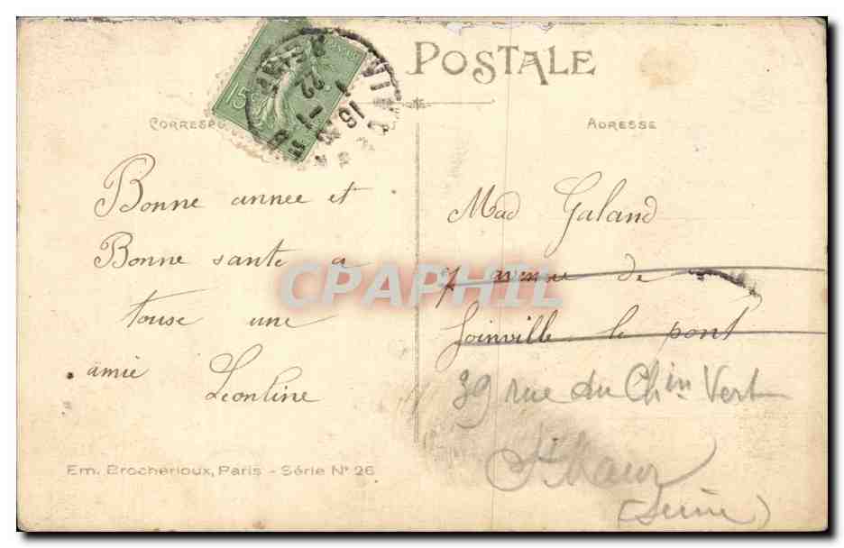 houx - holly - arbres - pretty winter scene - CPA  — Back