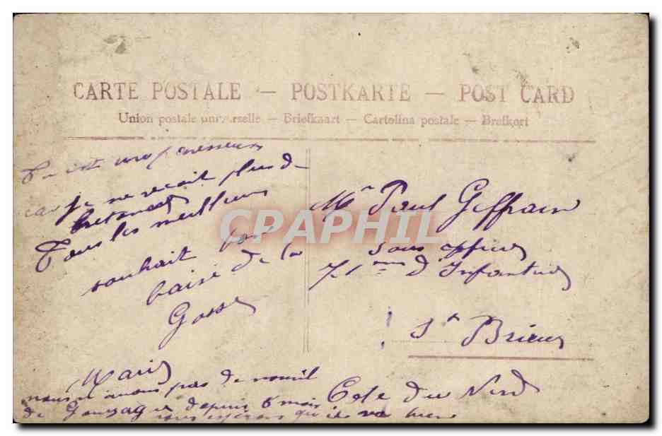 Fantaisie - Femme - Joyeuse Annee - Woman in winter clothing - CPA  — Rückseite