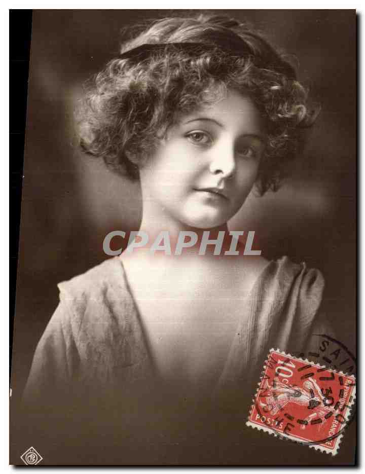 Jeune fille — portrait — éditeur inconnu, n° de série non visible