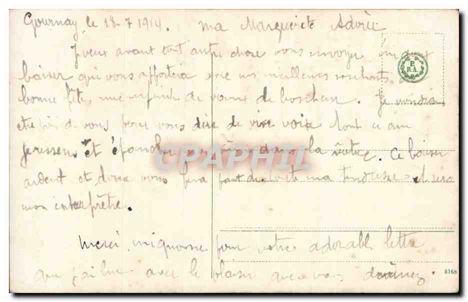 Jeune femme — portrait en ovale — éditeur inconnu — Verso