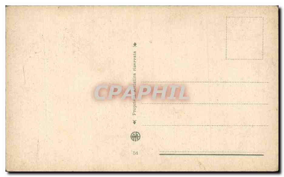 Arts - Tableaux - Pretty Country Scene - CPA  — Verso